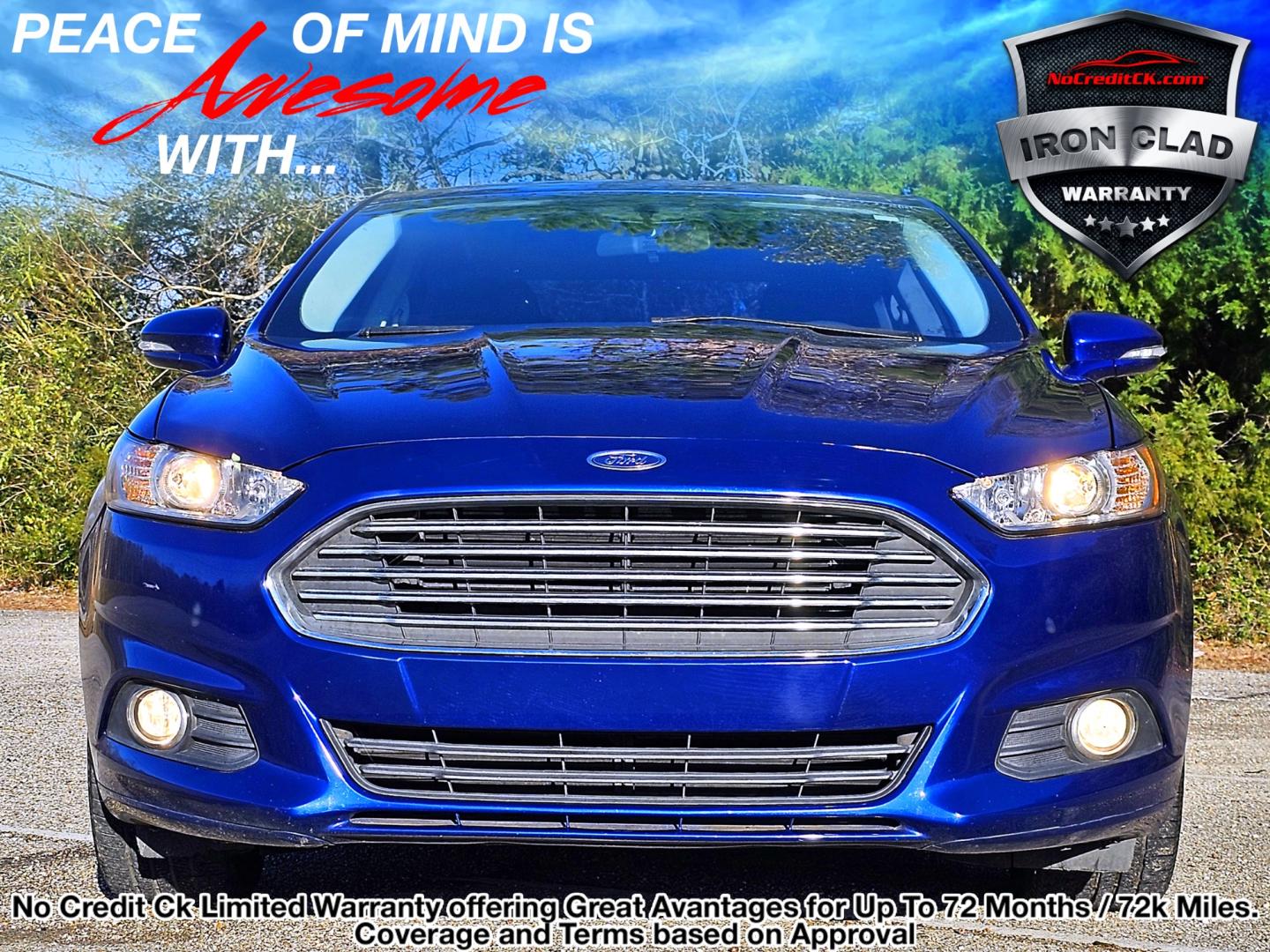 2015 Blue Ford Fusion SE (3FA6P0T96FR) with an 2.0L L4 DOHC 16V engine, Automatic transmission, located at 18001 Kellogg Rd, Saucier, MS, 39574, (228) 832-1441, 39.421459, -76.641457 - Photo#2